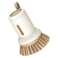 thumbnail image 4 of 2-in-1 Dish Brush with Detergent Dispenser - Kitchen Sink Brush for Pots, Pans & Dishes, Ergonomic Handle, Dense Bristles, Space-Saving Hanging Design, Easy Squeeze Liquid Storage Clearance Sales, 4 of 7