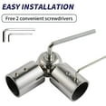 thumbnail image 4 of 2 Pcs Connecteur d'Angle pour Tringles à Rideaux, Connecteur d'Angle Réglable pour Tringle à Rideaux de 1 Pouce pour Baie Vitrée C-QIUPING, 4 of 4