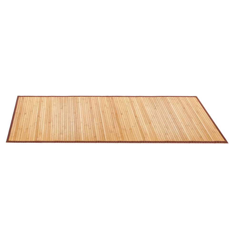 Bamboo Floor Protective Mat Home-use Non-sliding Waterproof Natural 60*96 Inch 