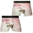 thumbnail image 3 of Every Fart is Love Note Abyssinian Guilty Face Happy Valentine's All Over Print Boxer Briefs Underwear for Men Dad Cat Lover Kitten Owner Gifts - 01016, 3 of 6