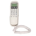 thumbnail image 4 of Teléfono de pared con Cable Bling Bling KXT333CID multifunción retro con Pantalla LCD blanco, 4 of 12