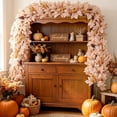 thumbnail image 4 of Pumpkin Maple Leaf Vine, Thanksgiving Fall Garland Decoration, Artificial Hanging Rattan, Halloween Harvest Festival Decor, Fireplace Wall Door Table Ornament, 4 of 6