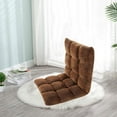 thumbnail image 4 of Velago Clam Adjustable Folding Plush Floor Gaming Chair, 4 of 5