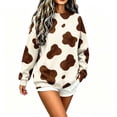 thumbnail image 5 of Guluxicc Women's Graphic Sweatshirts Oversized Pullover Crew Neck Long Sleeve Casual Sweatshirts for Everyday Fall Winter, 5 of 9