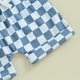 thumbnail image 7 of Bagilaanoe 2pcs Toddler Baby Boy Shorts Set Sleeveless Tank Tops + Checkerboard Shorts 6M 12M 18M 24M 3T Kids Casual Summer Clothes, 7 of 7