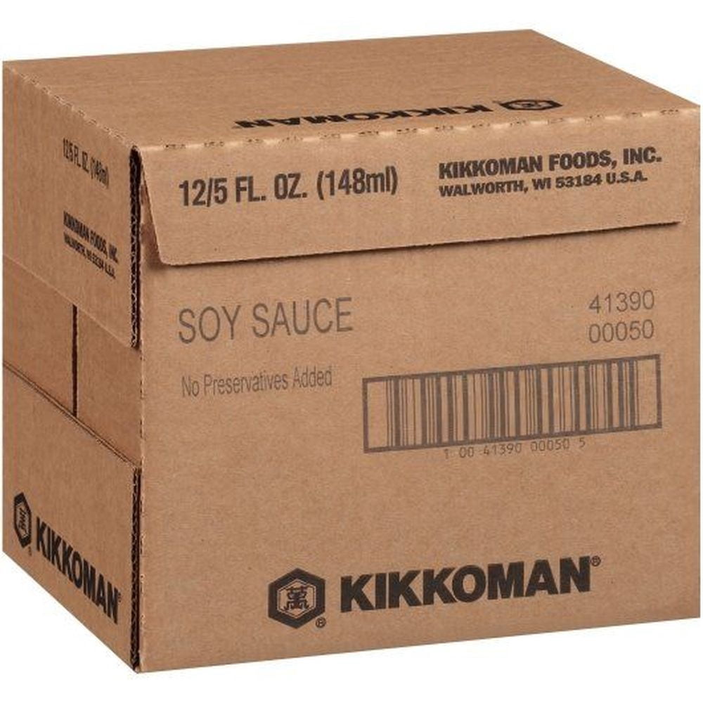 Kikkoman Soy Sauce, 5 Fluid Ounce -- 12 per Case.