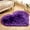 Purple, variant on DONGPAI Heart Shape Faux Sheepskin Rug Soft Long Plush Fluffy Shaggy Carpet Area Mats Rugs Bedroom Sofa Decorative Floor Carpet