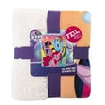 thumbnail image 4 of My Little Pony Rainbow Surprise Silk Touch Sherpa Throw Blanket, 4 of 6