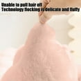 thumbnail image 5 of Square Faux Fur Seat Cushion, Faux Rabbit Fleece Chair Pad, Winter Thick Plush Cushions for Dining Chairs, Comfy Lazy Sofa Office Floor Pillow, Cute Bedroom Decor(Pink,1pc/17.7×17.7inches), 5 of 6
