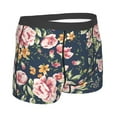 thumbnail image 3 of Disketp Vintage Floral Men'S Boxer Briefs,Soft And Breathable Cotton Underwear With Comfortflex Waistband, 3 of 9