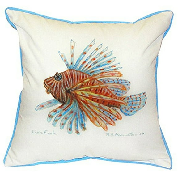 Lionfish 22-inch x 22-inch Throw Pillow