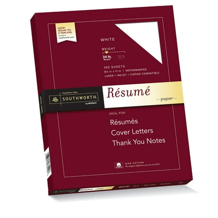 Southworth 100% Cotton Resume Paper, 8.5” x 11