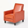 thumbnail image 3 of Recliner Push Back Chair for Elegant Home Décor Orange, 3 of 5