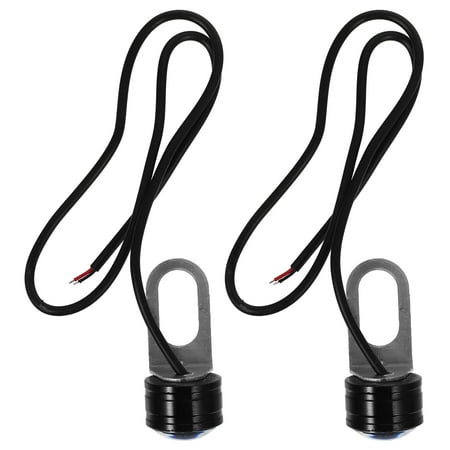 KONTONTY 2Pack Motorcycle Turn Signal Lamp LED Light For Motorcyclists Riding
