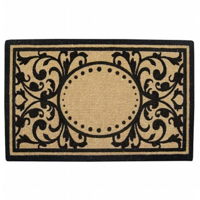 Nedia Home O2324 30 x 48 Po Robuste Coco Mat Héritage Plaine