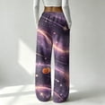 thumbnail image 6 of Halloween Sweatpants for Women Wide Leg Baggy Y2K Print Fall 2026 Casual Joggers Lounge Pants Pajama Holiday Costume Outfits with Pockets,XL,Purple Pink, 6 of 6