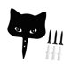 thumbnail image 4 of Estaca de gato para decoración de jardín, adorno artístico para patio, letrero divertido y realista, regalo resistente a la intemperie Estilo A, 4 of 9