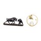 thumbnail image 5 of Escultura de bola de cristal Feng Shui moderna, figura de metal para escritorio, oficina, sala de estar, dormitorio, pasillo, chimenea, regalo decorat, 5 of 8