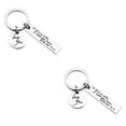thumbnail image 4 of Kenally Keychain Couple Gifts Art Crafts Hanging With Design You Need I Here Pendants Key-ring Me for Boyfriends Husband Father Supplies Type2 NO2, 4 of 6