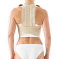 thumbnail image 1 of Neo-G Clavicle Brace - Back Support for Early Kyphosis, Rounded Shoulders, Pain Relief, Muscular Aches, Rehab - Fully Adjustable - Class 1 Medical Device - M - Tan, 1 of 4