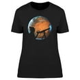 thumbnail image 1 of Girl Looking At Planet Mars T-Shirt Women -Image by Shutterstock, Female x-Large, 1 of 2