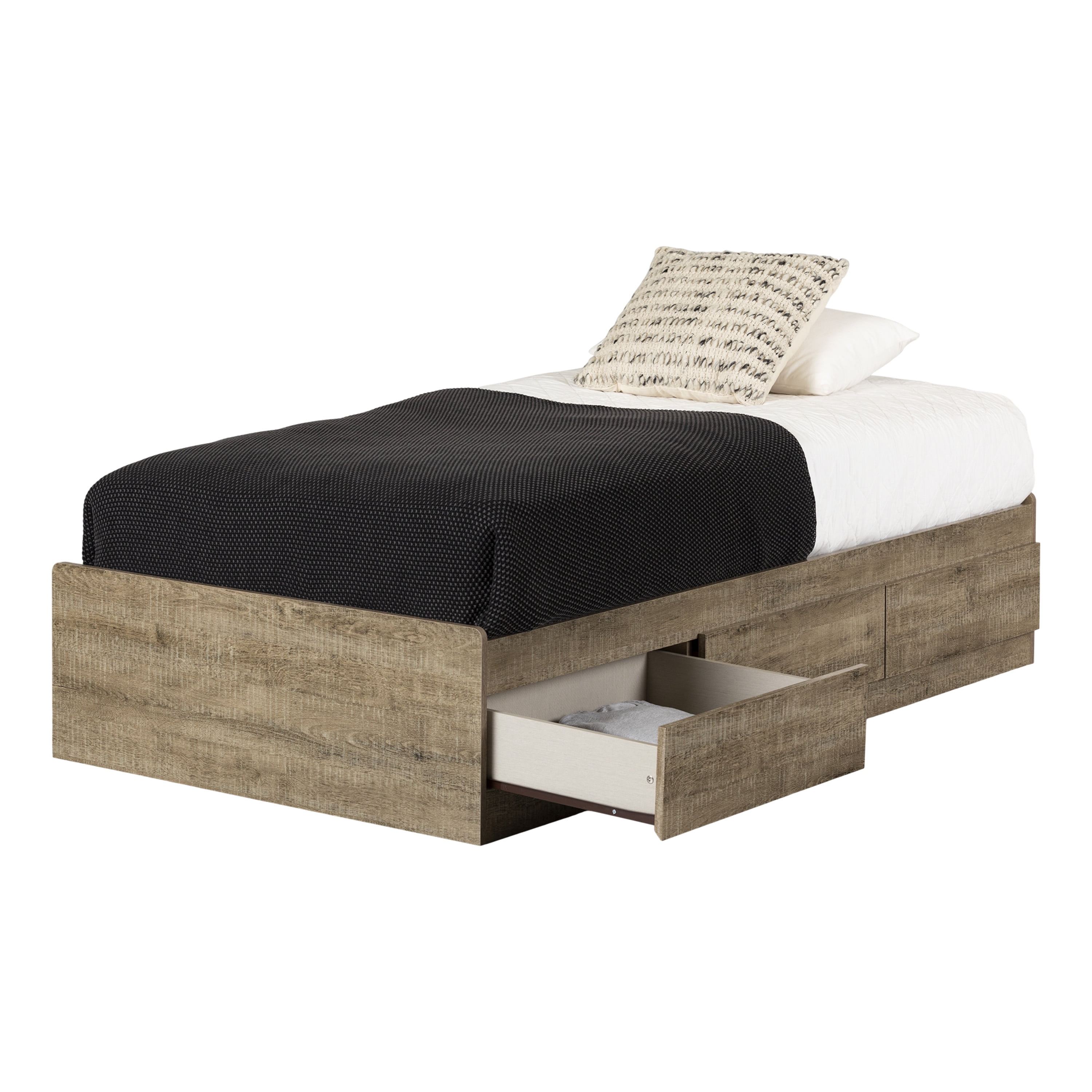 South Shore Londen, Farmhouse Bed, Twin Brown