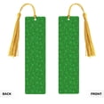 thumbnail image 2 of Kdxio Green Glitter Print Metal Tassel Bookmarks,Perfect Gift for Art Lovers and Bookworms Metal Bookmarks for Women, 2 of 8