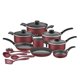 thumbnail image 1 of Batería de Cocina Tramontina Turim en Aluminio con Antiadherente Starflon Max 16 piezas Rojo, 1 of 4