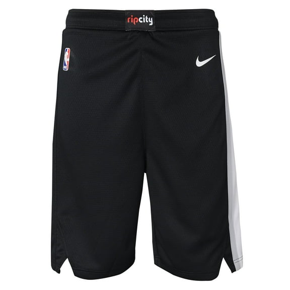 Youth Nike Black Portland Trail Blazers Swingman Performance Shorts - Icon Edition