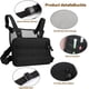 thumbnail image 3 of Chaleco táctico Molle con arnés de pecho para radio bidireccional, walkie-talkies, color negro, 3 of 5