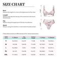 thumbnail image 4 of Kdxio Love Rabbit Print Women's 2 Piece High Waisted Wrap Spaghetti Strap Summer Swimsuit Bikini Set-XX-Large, 4 of 7