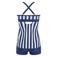 thumbnail image 5 of Women's Underwire Tankini Swimsuit - Twist V Neck Flowy Bathing Suit Top Only, No Bottom, 5 of 9