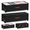 Deep Black, variant on Deep Black 35.5 Inch Rolling Under Bed Storage Containers 2 Pack For Clothes Shoes Blankets