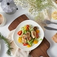 thumbnail image 3 of Stone + Lain Delilah Porcelain Collection Dish Set, 6 Salad Plates Service for 6, Cream, 3 of 6