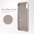 thumbnail image 4 of iPhone Xs Case/iPhone X Case,Ultra Slim Fit iPhone Case Liquid Silicone Gel Cover with Full Body Protection Anti-Scratch Shockproof Case Compatible with iPhone X/XS, White Stone, 4 of 5