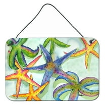 Carolines Treasures 8542DS812 Starfish Wall or Door Hanging Prints 8HX12W multicolor