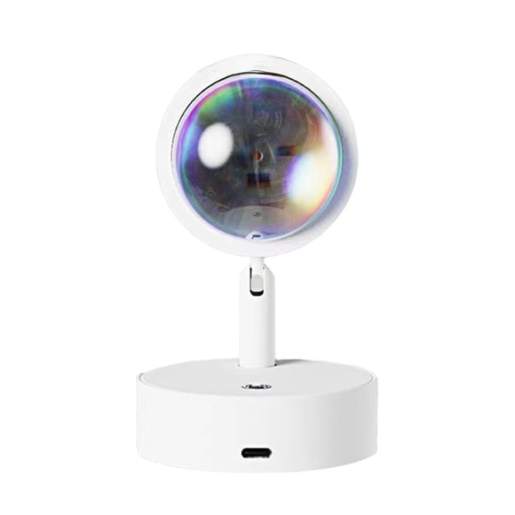 Rechargeable Hanging Sunset Lamp Wall Light for Living Room Bedroom Night Light with Touch Control Dimmable Warm Glow