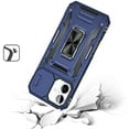 thumbnail image 2 of For Apple iPhone 16 Plus (6.7") Hybrid Case with Rotation Ring Stand Shockproof & Camera Window TPU Armor Dropproof Cover ,Xpm Phone Case [ Blue ], 2 of 8