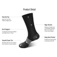 thumbnail image 4 of Basketball Socks Men's Outdoor Sports Boat Socks Cushion Thick Sports Long Compression Socks, 4 of 8