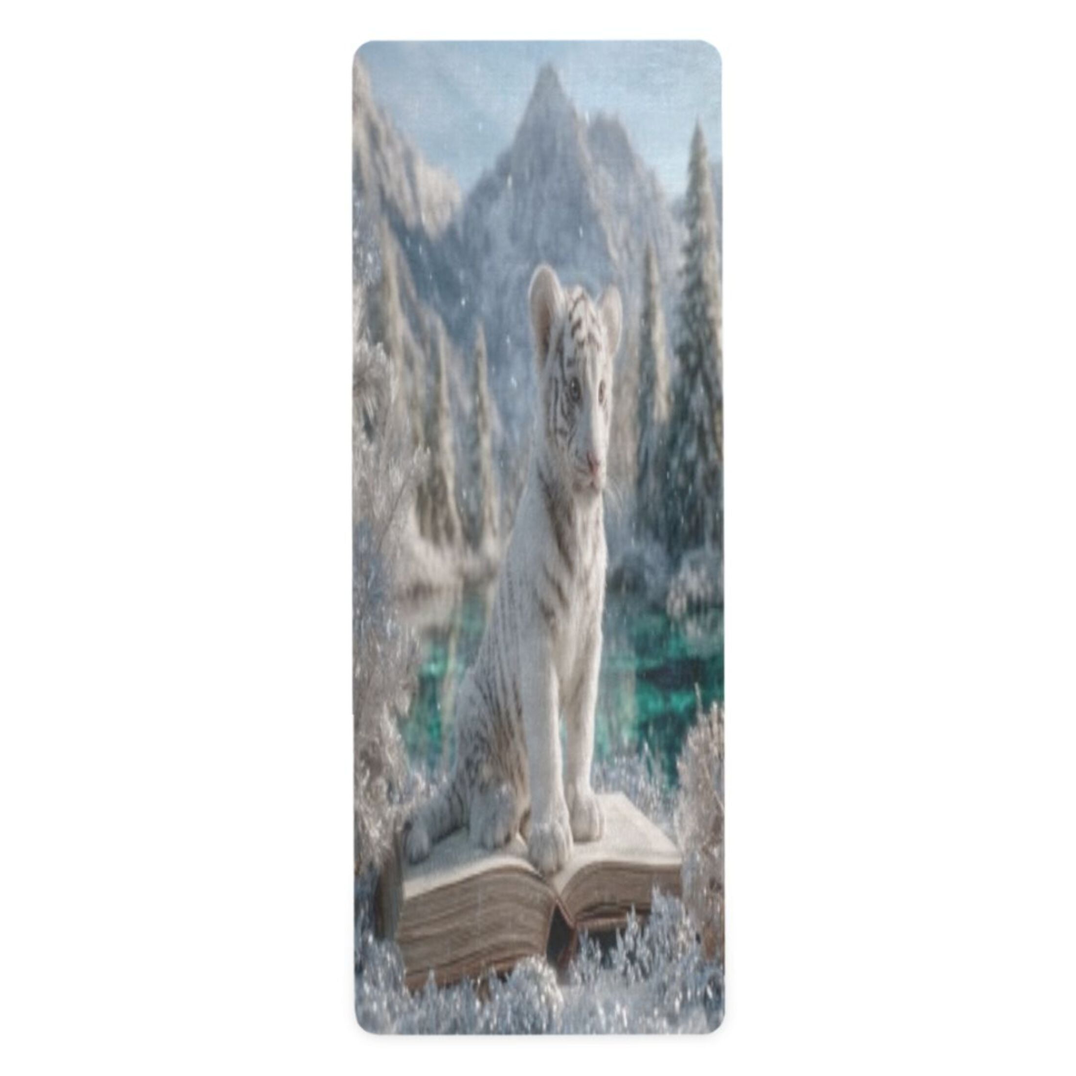 BZSMCE Yoga Mat Women Fitness Mat Mountain Book Cub Pattern