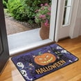 thumbnail image 2 of Pumpkin Skull Bat Spider Non-Skid Doormat 30x17 Inch Happy Halloween Protection Door Mats Switch Rug for Entryway Porch Entryway Bathroom, 2 of 7