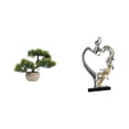 thumbnail image 1 of Encantadora Estatua De Bonsái De Pareja Abrazada, Planta Artificial, Centro De Mesa Para Decoración Romántica Del Hogar, Boda, Dormitorio, Estantería, Armario., 1 of 8