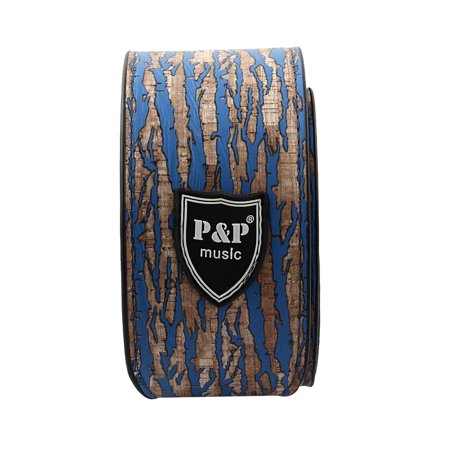 Acoustic Bass Guitar Straps - P&P Authorized PU Leather Adjustable Acoustic Guitar Bass Strap Belt Blue