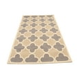 thumbnail image 2 of Beige Taupe Cream Trellis 5X8 Hand-Tufted Modern Rug, 2 of 11