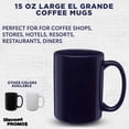 thumbnail image 2 of Large Ceramic Coffee Mugs 15 oz. Set of 10, Bulk Pack - Perfect for Coffee, Tea, Espresso, Hot Cocoa, Other Beverages - Cobalt Blue, 2 of 5