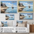 thumbnail image 4 of Designart "Eugene s Reverie Normandy Coast I" Nautical & Beach Floater Framed Canvas Art Print, 4 of 7
