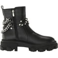 thumbnail image 6 of NINE WEST Cearlz3 Ankle Women/Adult shoe size Women 7  Boots CEARLZ3-BLK01 Black Leather, 6 of 6
