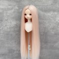 thumbnail image 4 of 1/4 Doll , Soft High Temperature Silk, Long Straight  With DIY Styling For Dolls, Trimmable, Suitable For 1/4 Head Circumference, 4 of 8