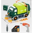 thumbnail image 6 of KunMing Trucks Take Apart Toys with Electric Drill, DIY Electric City Clean Truck Toy Set, Assembled Educational Toys, Garbage Truck Toys, Birthday presents for 3-8 Year Old Boys & Girls, 28x15x19CM, 6 of 6