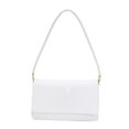 thumbnail image 1 of Bolso de mano para mujer con patrón de cocodrilo, Bolso de hombro de cuero PU, elegante embrague (blanco), 1 of 5